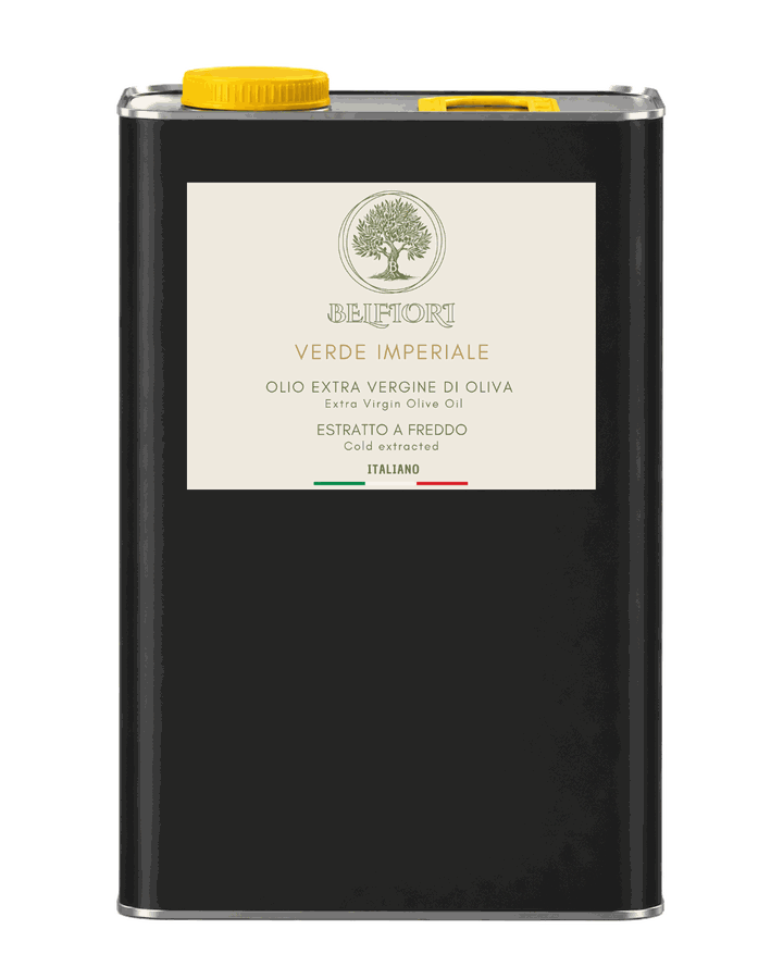 Olio extravergine Verde Imperiale — Monocultivar Canino Belfiori
